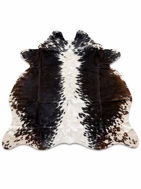Genuine cowhide Accent Rug - Black & White real leather natural hide
